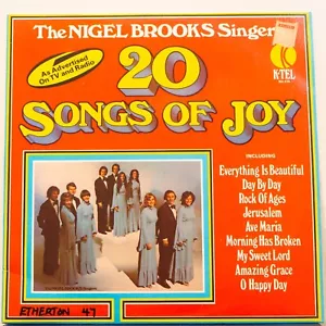 NIGEL BROOKS - 20 SONGS OF JOY - Vinyl LP - K-tel - 1975 -VG FREE POSTAGE (1314) - Bild 1 von 5