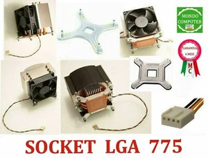 DISSIPATORE PROCESSORE INTEL 775 LGA ACER POWER CON PIASTRA FAN CPU 4 PIN - Foto 1 di 1