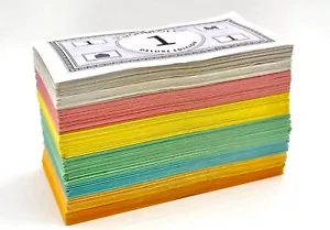 Dinero de lujo Monopoly - facturas de reemplazo de juego/dinero de juego 2 veces facturas clásicas - Imagen 1 de 2