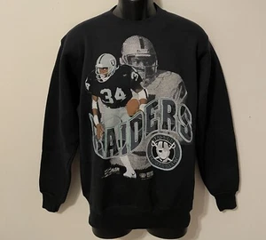 Vintage 1990 #34 BO JACKSON LOS ANGELES RAIDERS SALEM Sweatshirt NEW Old Stock S - Picture 1 of 5