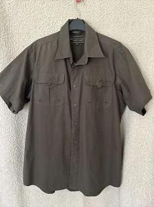 Camisa de Trek Mountain Life Outdoor Company Marrón Manga Corta Caminar Para Hombre Mediana - Imagen 1 de 8