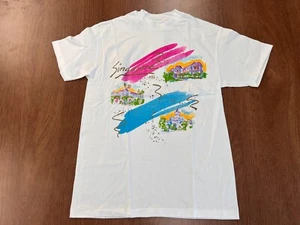 MAGLIETTA VINTAGE SINGAPORE 1991 DFS M PUNTO SINGOLO DEADSTOCK NOS HANES TEE USA - Foto 1 di 6