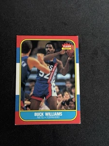 1986 FLEER BUCK WILLIAMS ROOKIE NEW JERSEY NETS #123 - Picture 1 of 2
