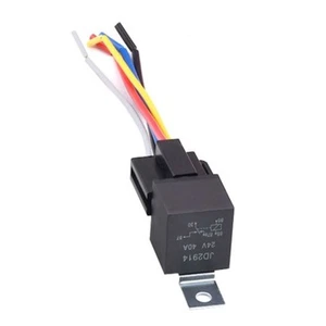 40A Waterproof Relay with 5 Pin Socket for Reliable Electrical Applications - Picture 1 of 7