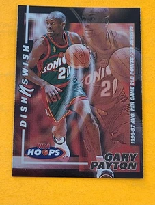 1997-98 Hoops #8 Gary Payton Dish n Swish - Picture 1 of 2