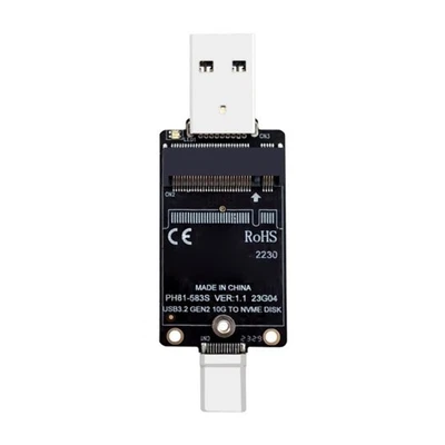For M.2 NVMe Solid Disk to USB A/USB C Converter Board Fast Data Transmission - Image 1 of 4
