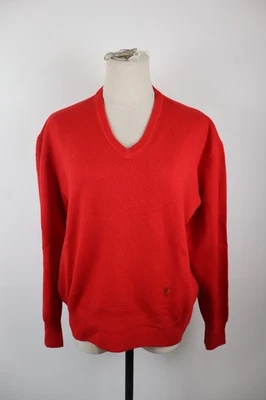 CARHARTT Suéter Vintage Mujer Talla 52 Algodón Lana Casual Rojo - Imagen 1 de 4