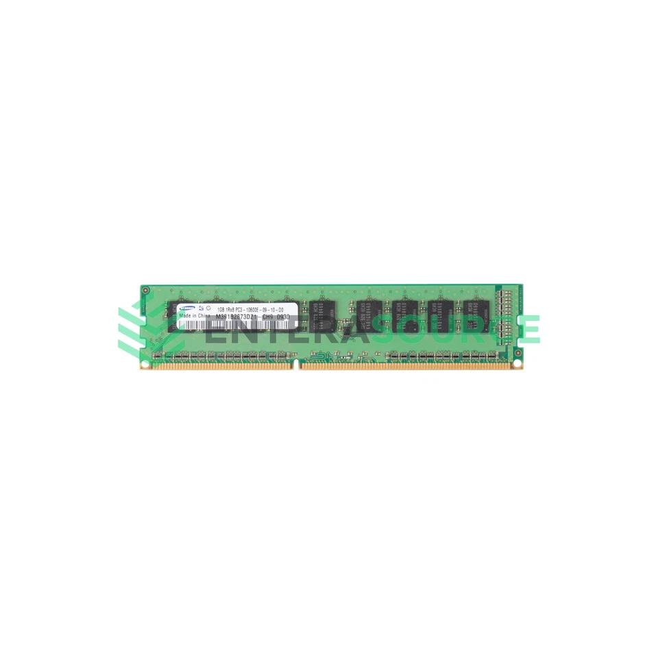 Samsung M391B2873DZ1-CH9 1GB DDR3-1333 PC3-10600E 1Rx8 ECC Server Memory Module - Image 1 of 1