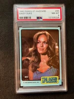 1980 Donruss Warner Bros. Dukes of Hazzard Daisy Duke  # 65    (PSA 8 NM-MT) - Image 1 of 2