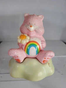 Vintage 80s Musical Lighted Vintage Cheer Bear Care Bear On A Cloud - READ - Picture 1 of 6