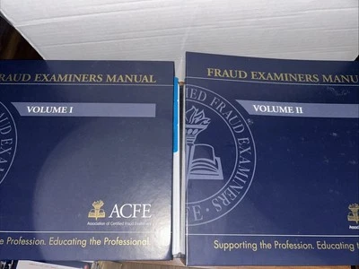 ACFE Fraud Examiner's Manuals Vols 1 & 2, 2008 Edition Fast Shipping - Image 1 of 4