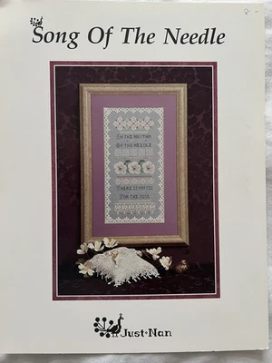 Just Nan Song of the Needle Cross Stitch Chart Leaflet 1997 JN043 - Image 1 of 3