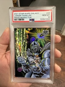 2021 Topps Star Wars Galaxy Chrome Larger Than Life /75 Psa 10 - Picture 1 of 2