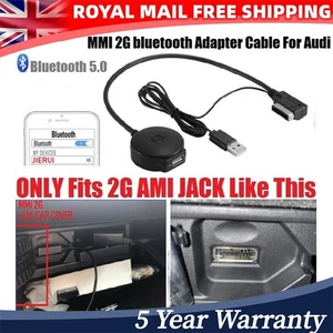 2G Bluetooth Audio Cable MP3 Adapter AMI MMI For Audi A1 A3 A4 A6 A8 Q7/5 TT UK^ - Picture 1 of 24