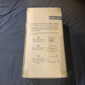 Letto ortopedico in schiuma Ophanie 41 x 28 x 4" - Foto 1 di 2