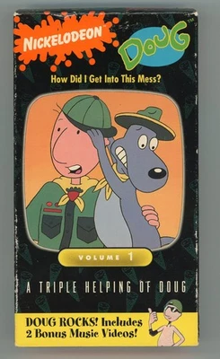 Doug, Show, VHS, Pre Owned, Vol 1, How Did I Get Into Mess, Nickelodeon, Tested - Image 1 of 3
