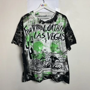 Fear And Loathing In Las Vegas AOP Shirt Mens Large Short Sleeve Vintage Retro - Picture 1 of 13