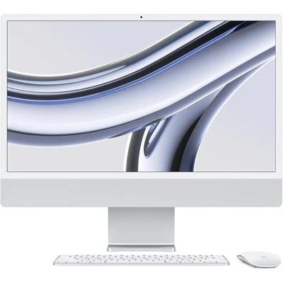 Apple iMac A2873 24" 512GB Apple M3, Silver - Image 1 of 4