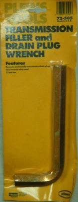¡NUEVO! LLAVE DE LLENADO Y TAPÓN DE DRENAJE DE TRANSMISIÓN HEXAGONAL DE 17mm PLEWS, Nº 72-505 Foto 1 de 2