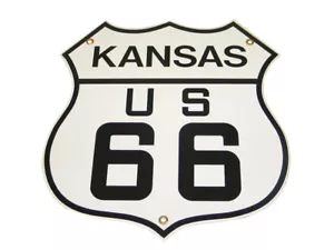 Letrero de Corvette Highway Route 66 - Kansas - Imagen 1 de 1