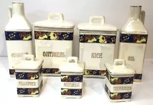 Set contenitori floreali vintage iridescenti Cecoslovacchia 12 pz - Foto 1 di 13