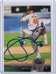 Jeremy Guthrie MLB Orioles 2010 Upper Deck Auto Autogramm signed #89 Karte - Bild 1 von 2