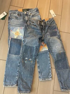 ralph lauren girls jeans 2 pair - Picture 1 of 1
