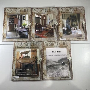 Lot (5) A Simple Life Magazine Spring Summer Fall Christmas Winter - Picture 1 of 1