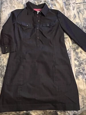 Isaac Mizrahi джинсовой ткани с подкладкой платье 14 - Изображение 1 из 4