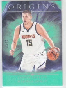2024-25 Origins NIKOLA JOKIC #25/25 NEON GREEN DENVER NUGGETS 1/1 - Picture 1 of 1