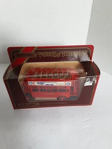 Matchbox Models of Yesteryear Y23 1922 AECOMNIBUS Double Decker Bus 1984 NIB - Picture 1 of 3
