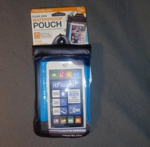 Travelon Floating Waterproof Smart Phone / Digital Camera Pouch Bright Blue NEW - Picture 1 of 5