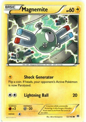 Magnemite - 52/162 - Common - Pokemon BREAKThrough - Image 1 of 4