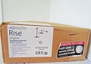 GRAVITY FED AQUALISA RISE DIGITAL CONCEALED PUMPED SHOWER WITH FREE REMOTE - Picture 1 of 11