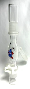 SYN Glass 14mm x 18mm Oil Can Logo Recycler/Ash Catcher w/ Dome - RARE - Picture 1 of 5