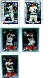 2024 Bowman Baseball New York Yankees Team Set (17) Base Cards ++WOW++ - Picture 1 of 3