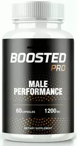 Boosted Pro Pills for Men Supports T-Levels and Boosts Energy & Performance 60ct - Picture 1 of 5