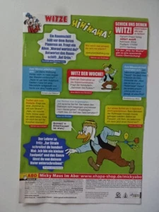 Entenhausen / Micky Maus / Witzeseite / Blatt 8 - Bild 1 von 1