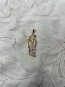 St Jude Anhänger Gold groß - Bild 1 von 3