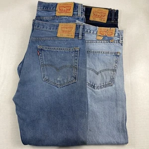 Paket 4 Levi's 505 Jeans Blau Herren Größe 36x29 - Bild 1 von 5