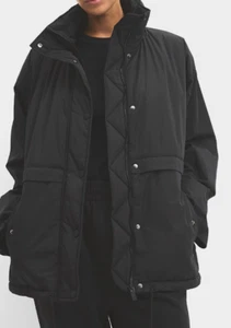 Country Road Black Spray Jacket Size 14 Women NWT - Picture 1 of 8