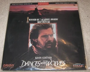 DANCES WITH WOLVES LASERDISC LD KEVIN COSTER WIDESCREEN DOUBLE DISC SET - Picture 1 of 3