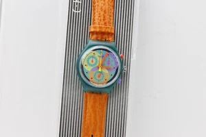 Swatch Chrono SCL 102 Sound 1993 orologio da collezione come nuovo inutilizzato - Foto 1 di 1