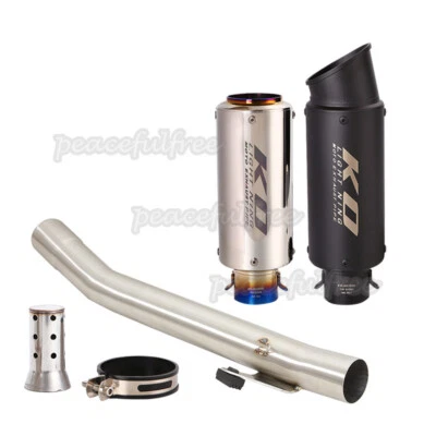 Punta de escape de motocicleta tubo de enlace medio deslizable para Suzuki Bandit 600 GSF600 1995-06 Foto 1 de 4