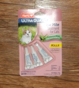 Hartz 3 Pack Ear Mite Treatment For Cats - Picture 1 of 1