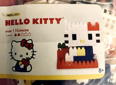Nanoblock Mini Serie Licenciada por Kawada Hello Kitty NBCC-001 NUEVO 110 + Piezas Foto 1 de 4