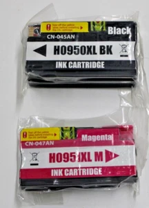 950XL BK black & 951XL Magenta Ink Cartridge CN-045AN CN-047AN H0950XL H0951XL M - Picture 1 of 2