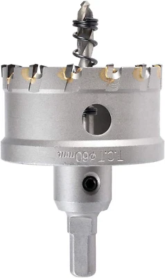 KATUR 60Mm Lochsäge Hartmetall-Bohrer, TCT Metall Bohrer HSS Kernbohrer Lochschn - Bild 1 von 4