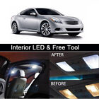 9X White Led Lights Interior Package Kit For 2008 2014 Infiniti G37 Coupe And Tool