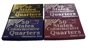 2005 50 States Commemorative Quarters - 4 Sets - Picture 1 of 2